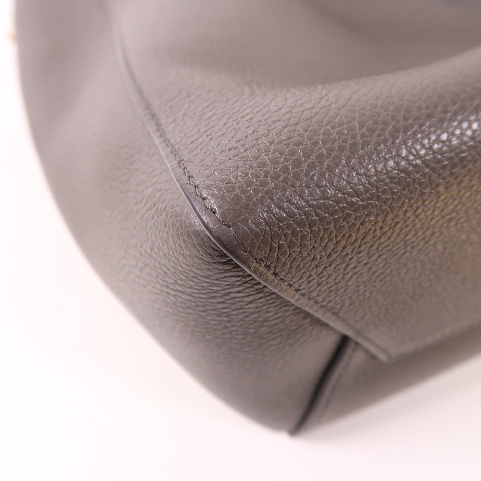 CELINE 牛皮皮革Sangle Bucket Bag金扣肩背袋