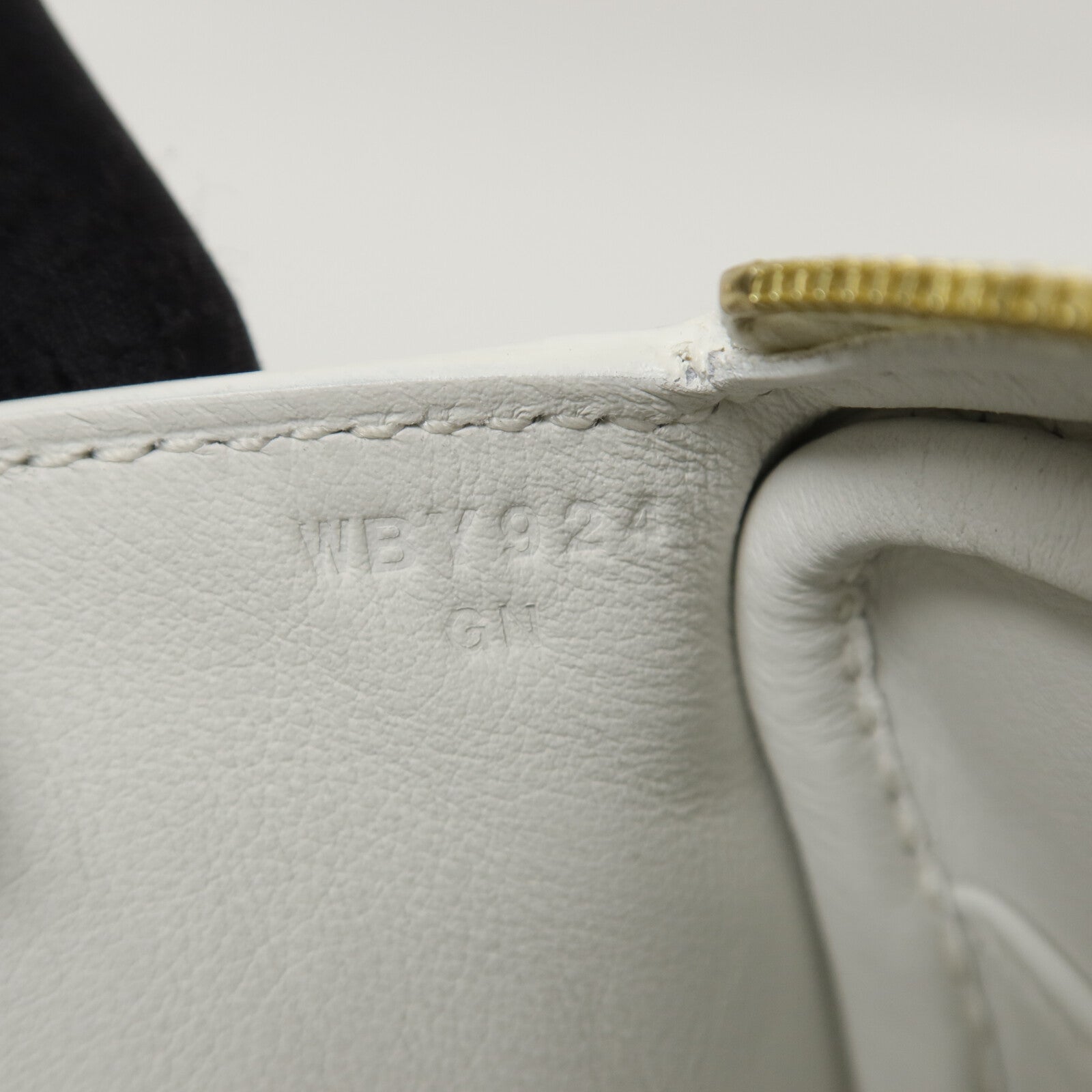 HERMES Clemence皮革Mini Lindy手挽肩背兩用袋New White