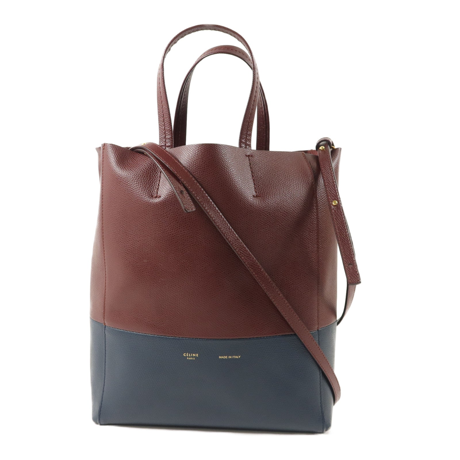 CELINE 牛皮皮革Small Vertical Cabas手挽肩背兩用袋