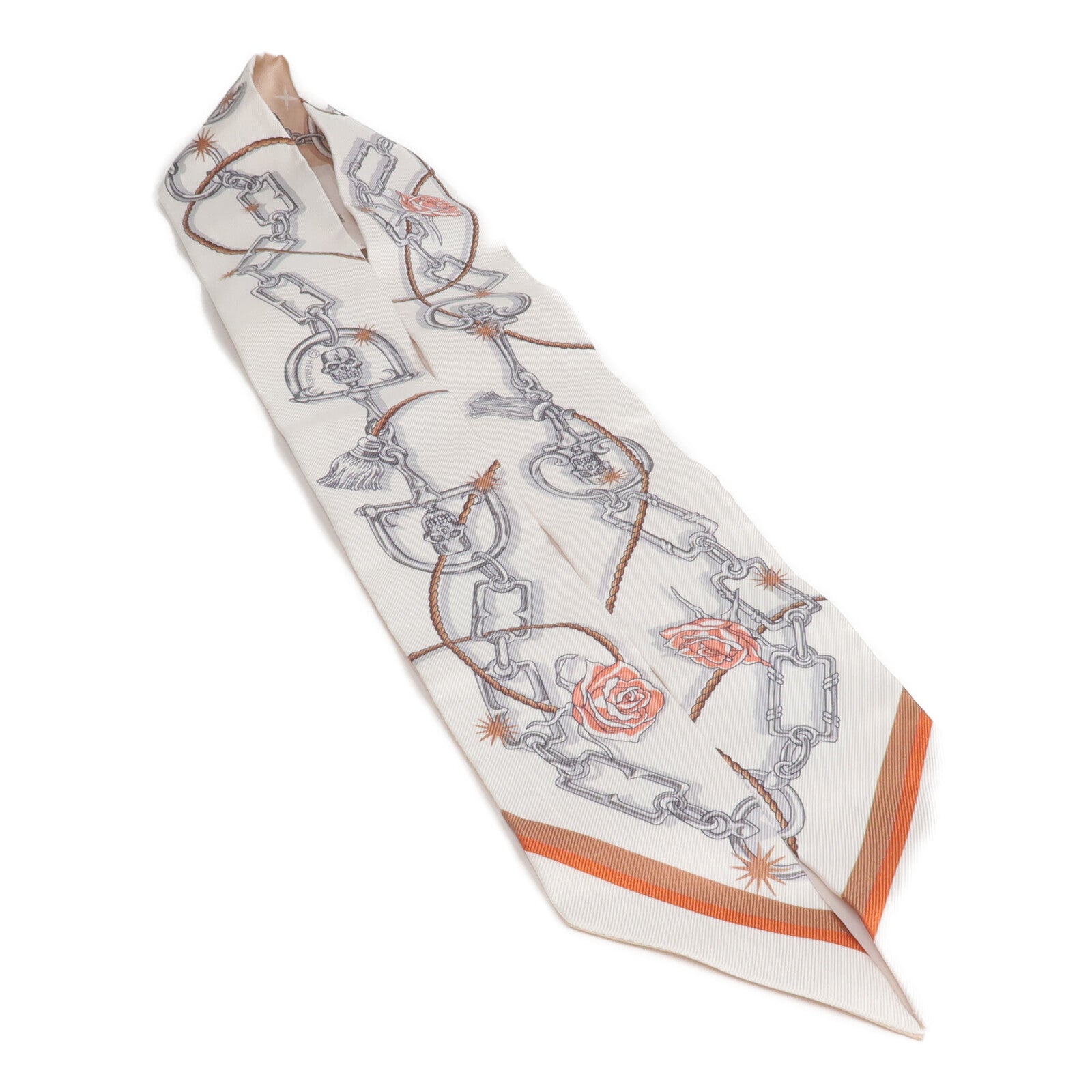 HERMES 絲質Twilly絲巾
