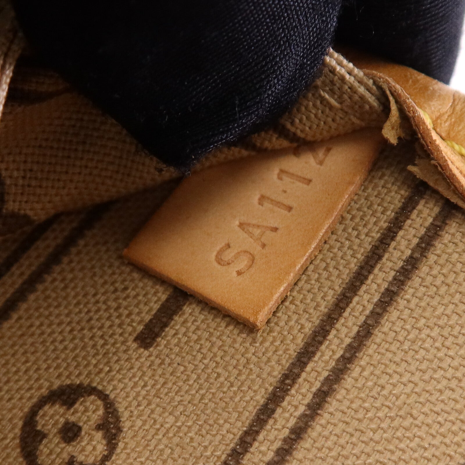 LOUIS VUITTON Monogram Neverfull MM金扣手挽袋