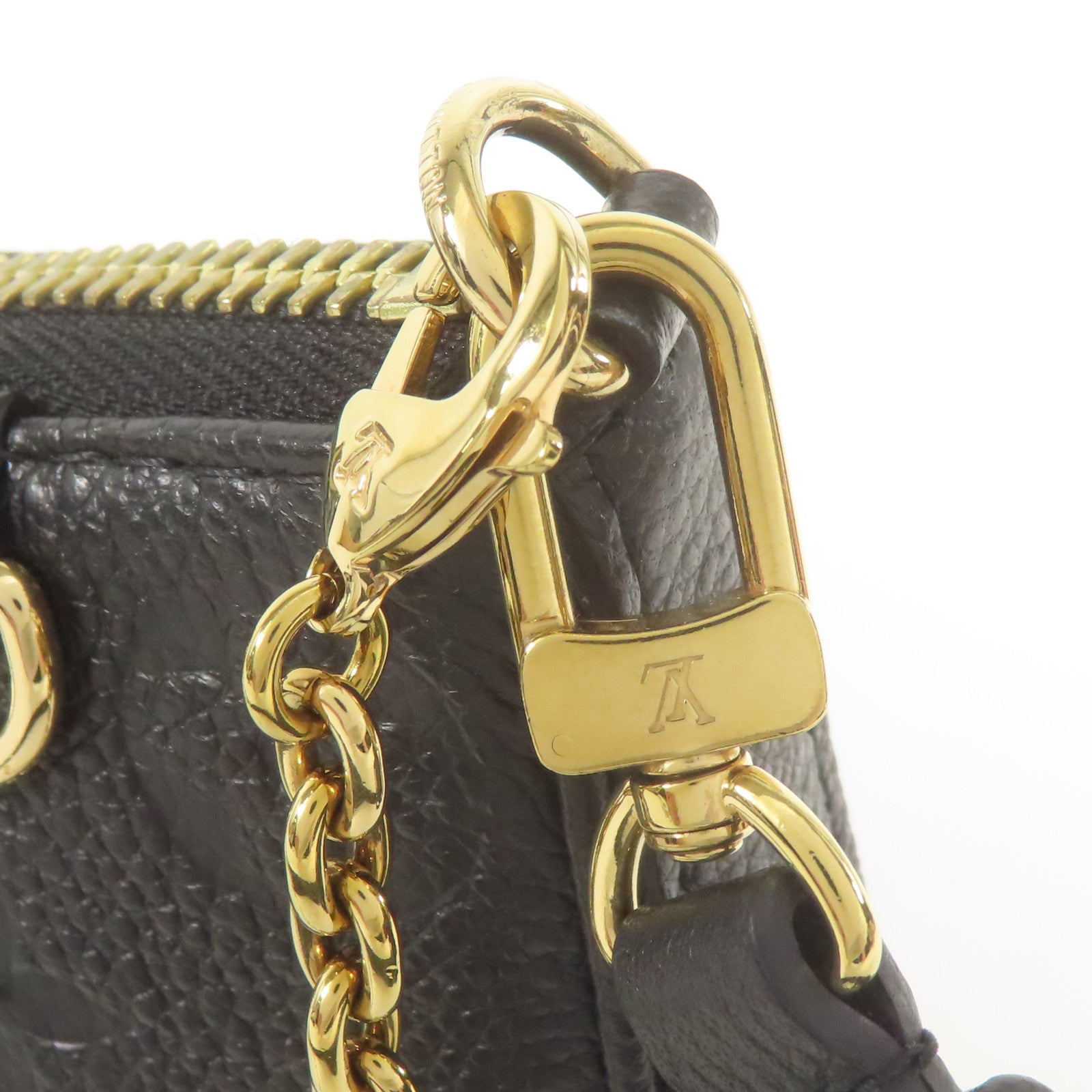 LOUIS VUITTON LV GHW Easy Pouch On Strap 2way Shoulder Bag M80349 Empreinte