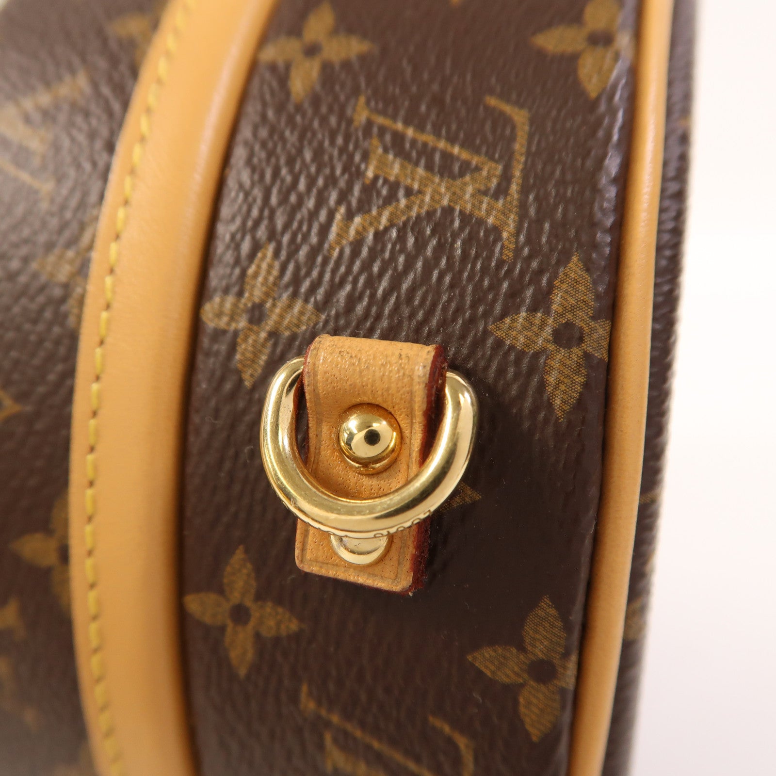 LOUIS VUITTON Monogram Petite Boite Chapeau金扣手挽肩背兩用袋