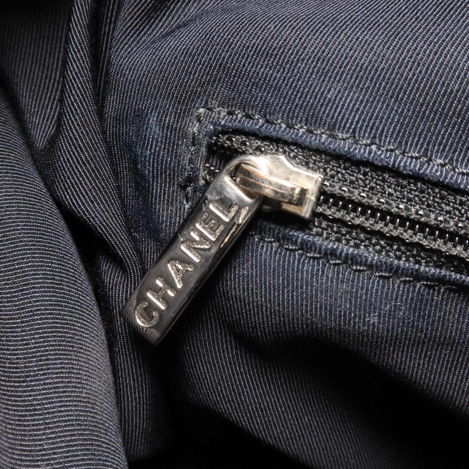 CHANEL PVC Vinyl CC Tote鏈帶肩背袋