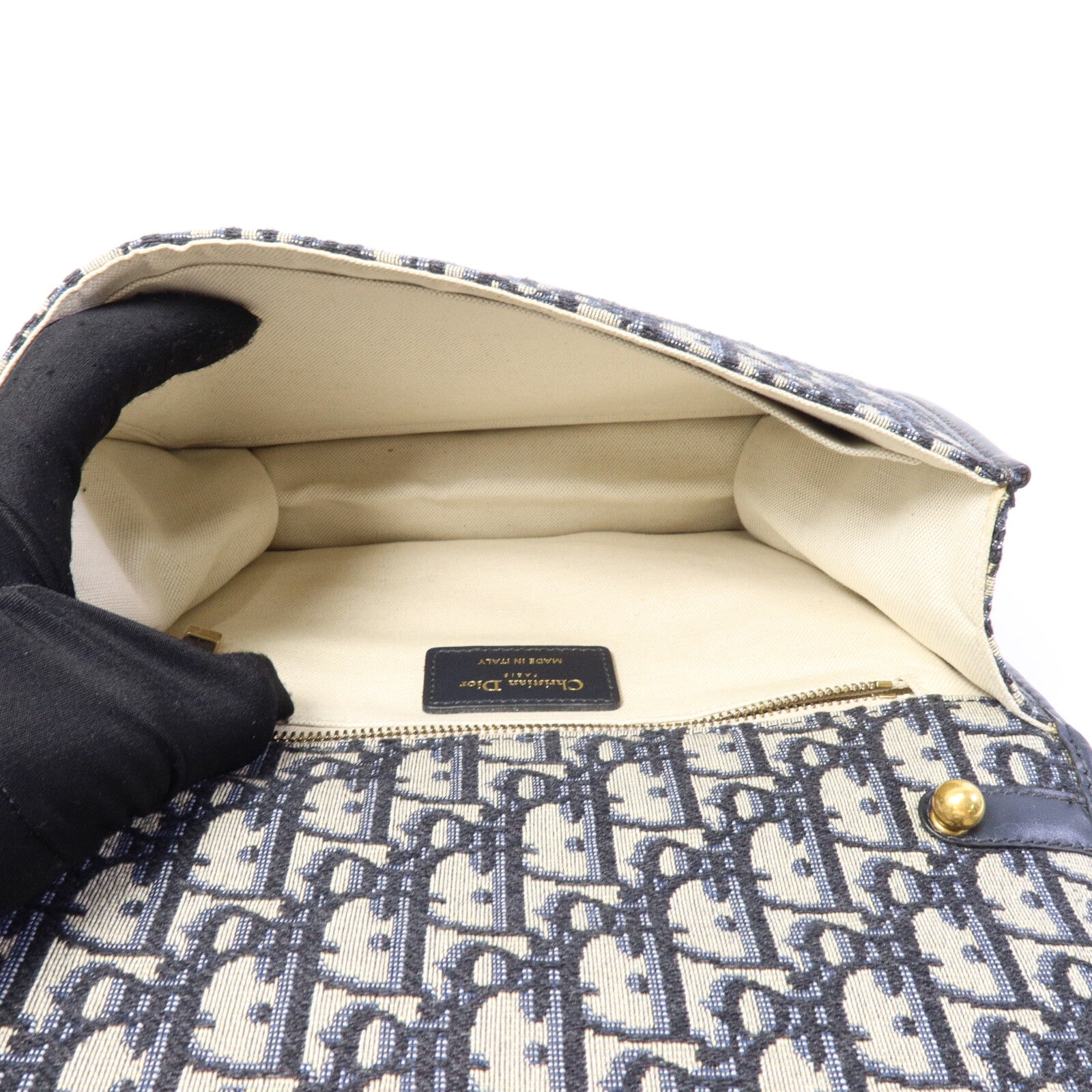 Dior 帆布Dioraddict Flap Bag肩背袋