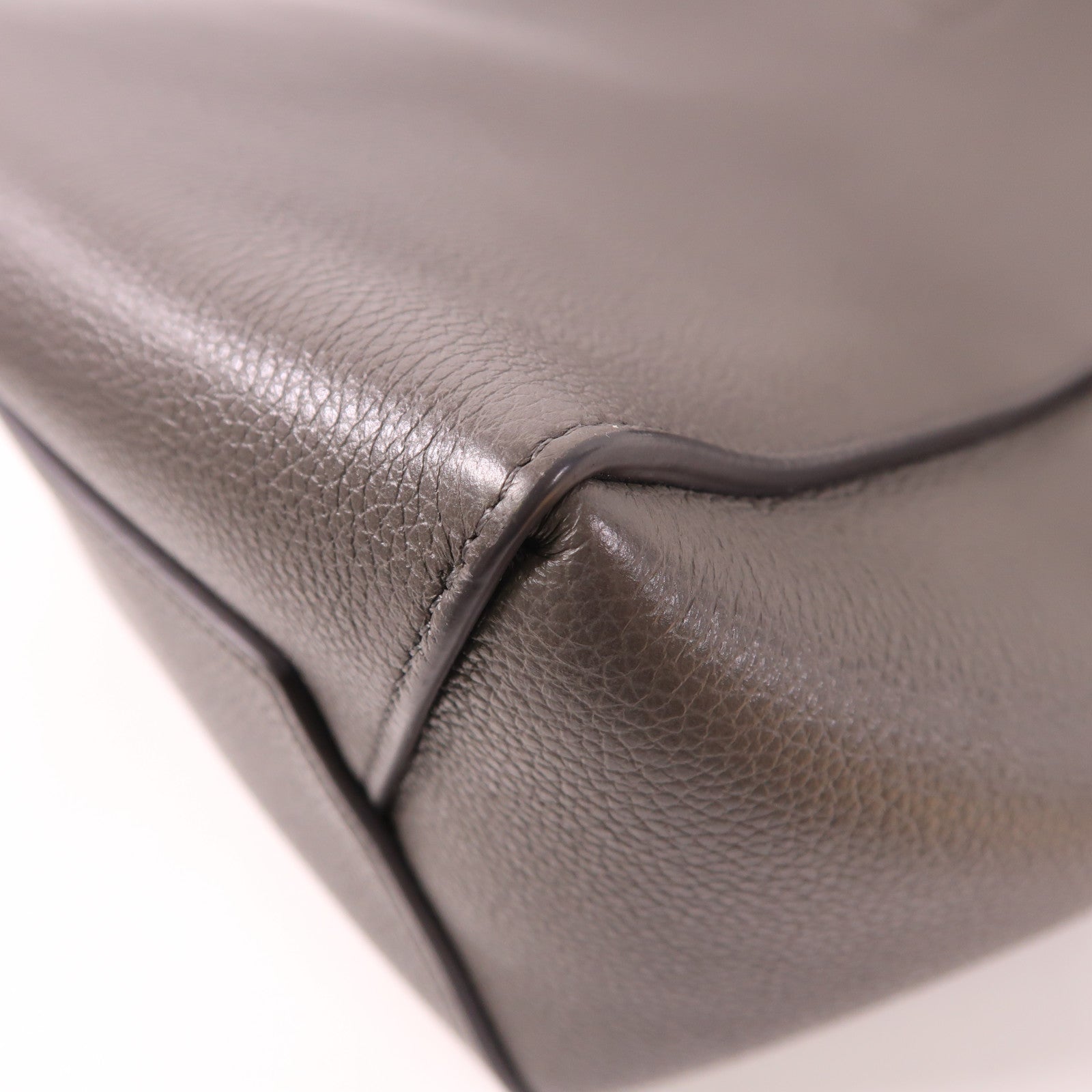 CELINE 牛皮皮革Sangle Bucket Bag金扣肩背袋