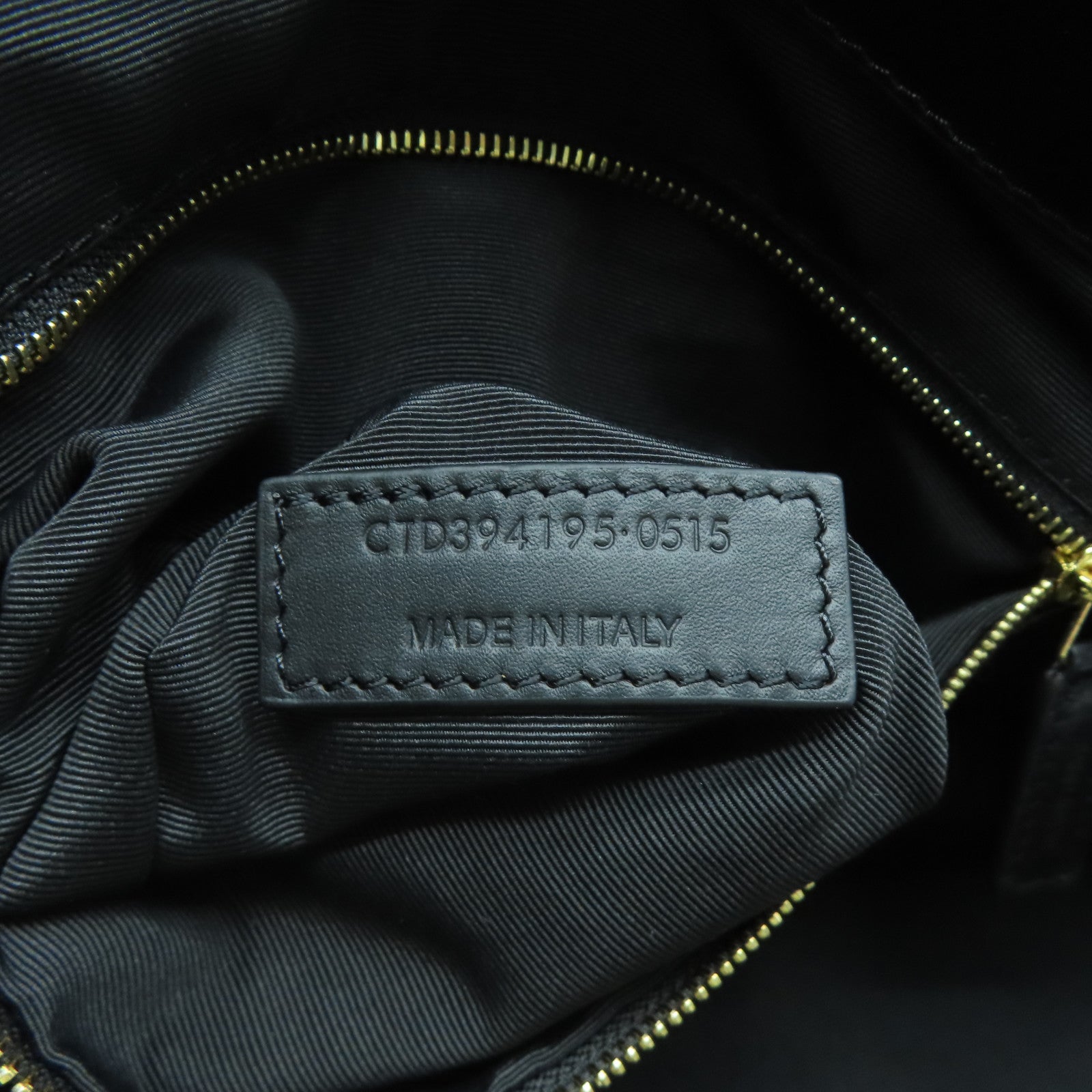 YVES SAINT LAURENT 【激減優惠】菱格牛皮皮革Tote Bag金扣手挽袋黑色
