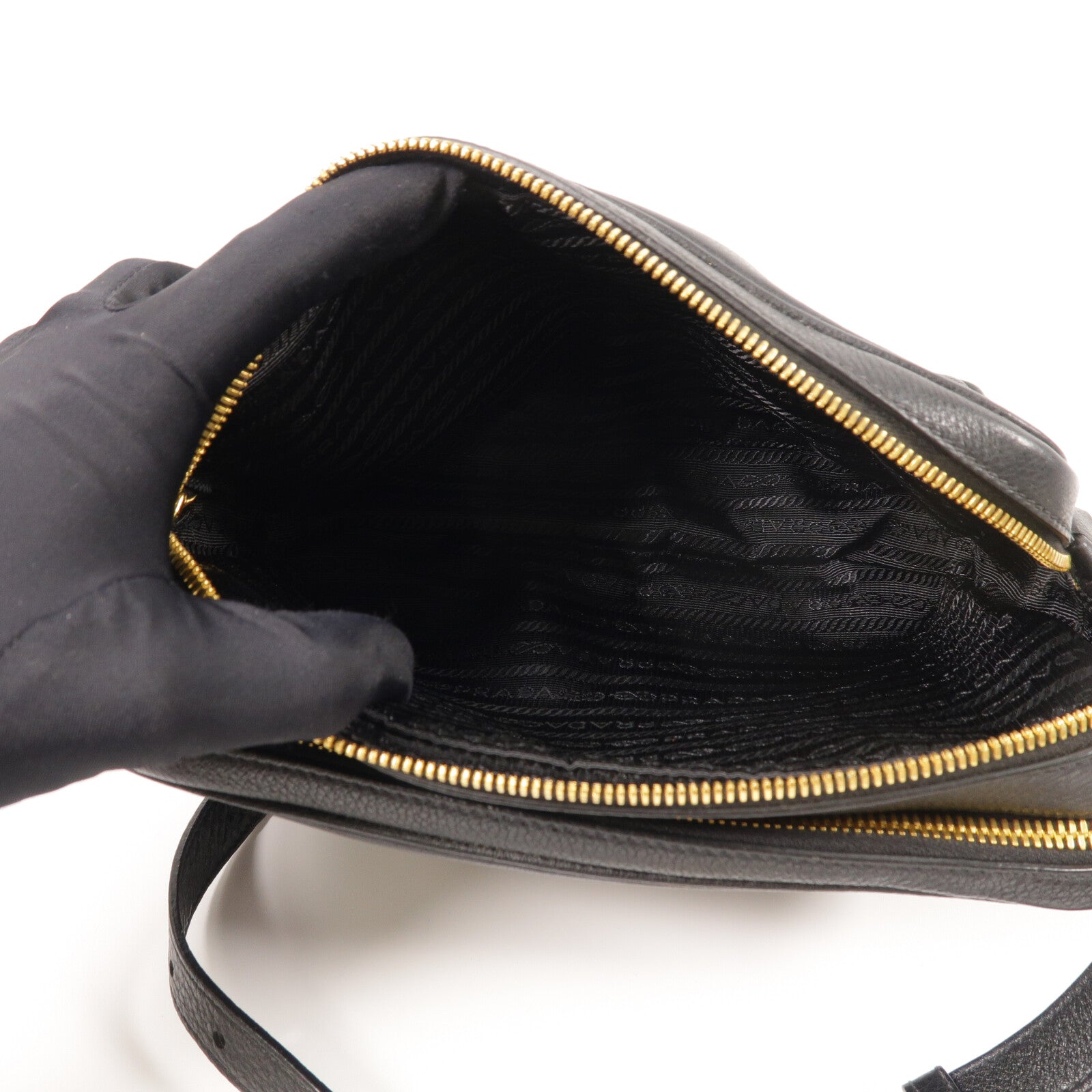 PRADA 牛皮皮革Shoulder Bag肩背袋