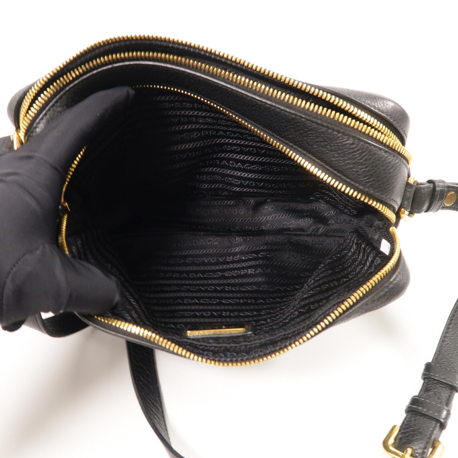 PRADA 牛皮皮革Shoulder Bag肩背袋
