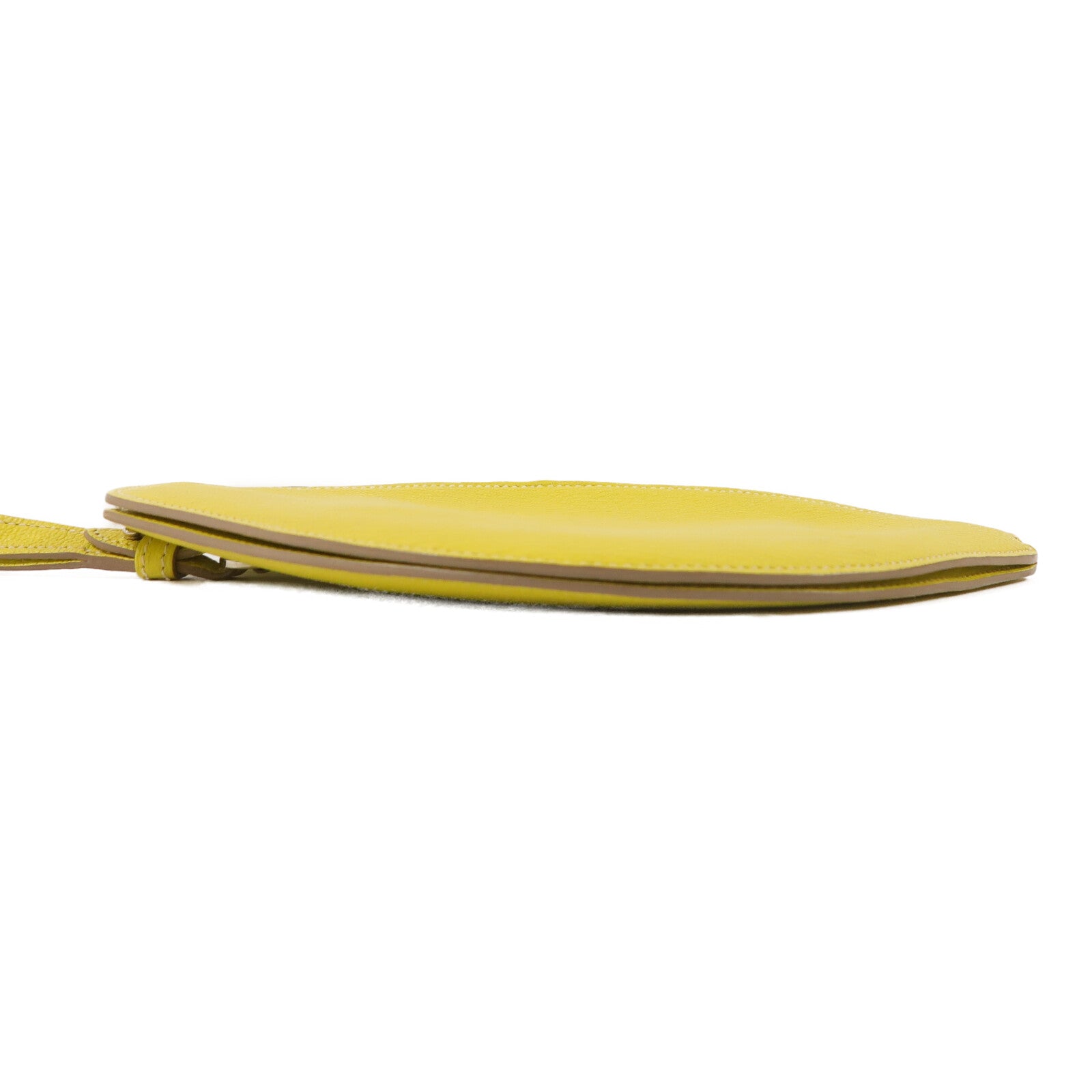 HERMES Chevre皮革Lemon Tutti Frutti Clutch手拿包Lime