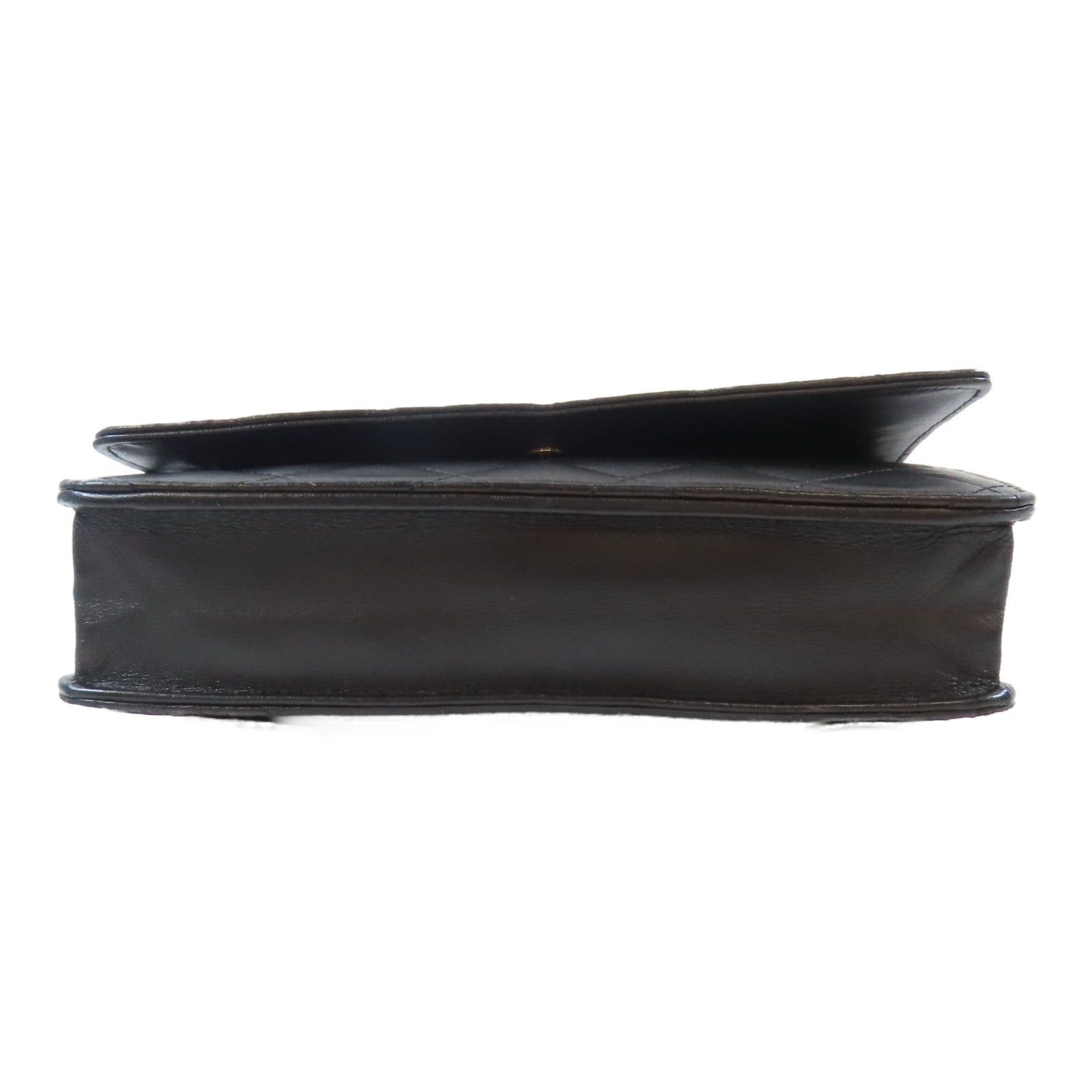 CHANEL 【激減優惠】菱格羊皮皮革WOC Wallet On Chain銀扣鏈帶肩背袋黑色