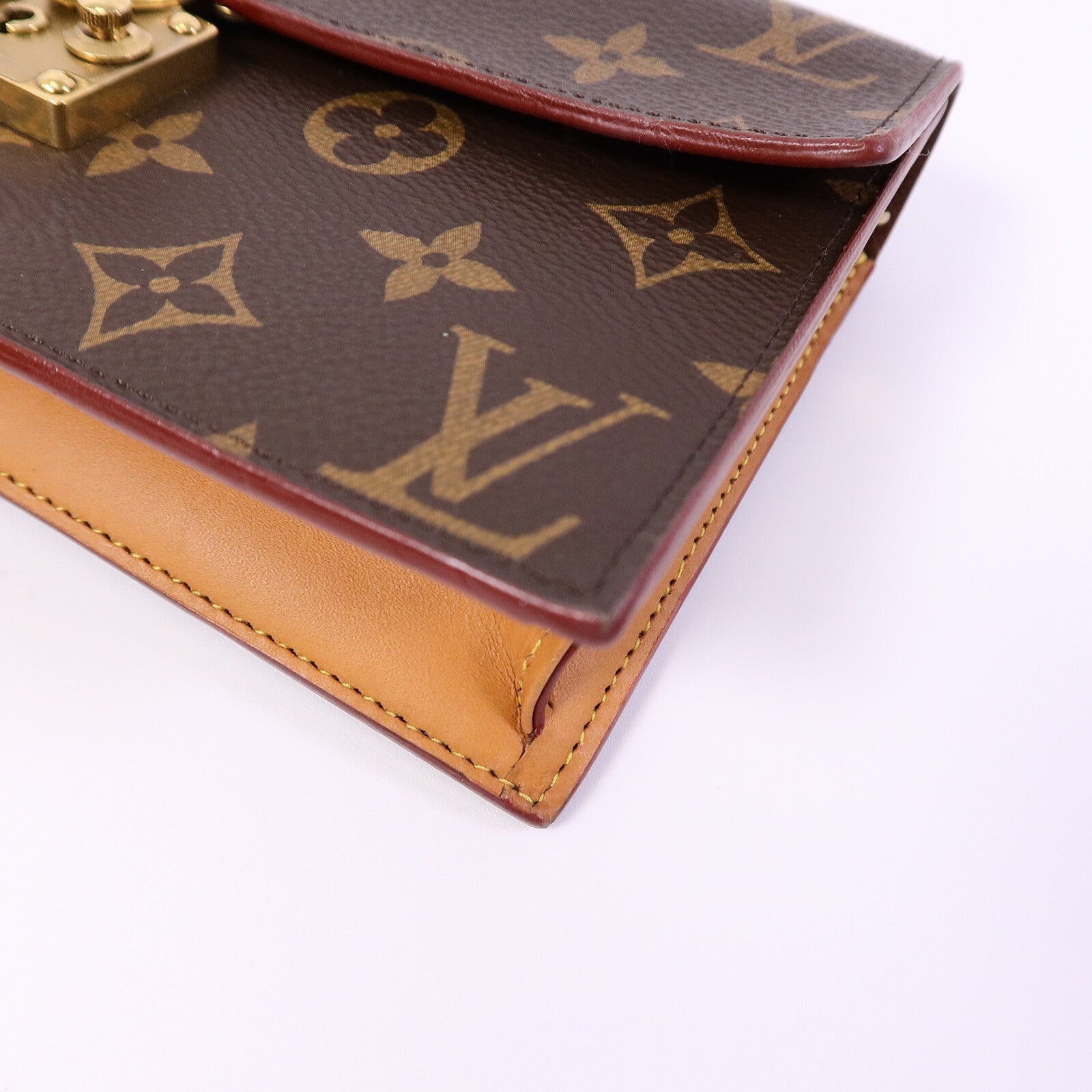 LOUIS VUITTON Monogram S Lock Belt Pouch GM腰包