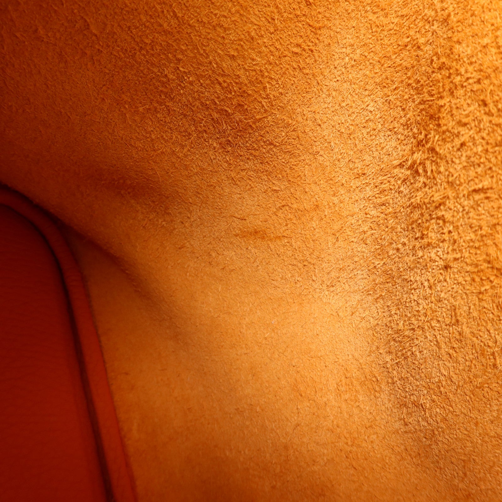 HERMES Clemence皮革Picotin GM銀扣手挽袋Orange