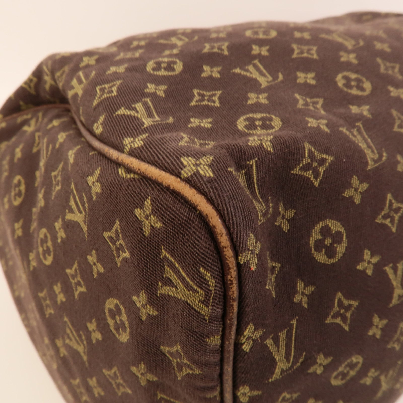 LOUIS VUITTON Monogram Mini Lin Speedy 30金扣手挽袋