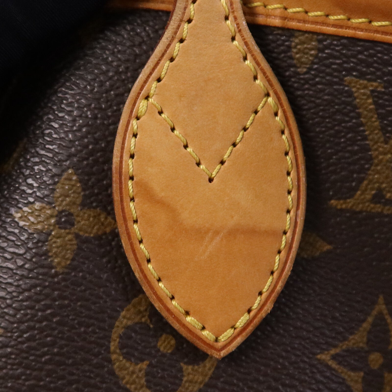 LOUIS VUITTON Monogram Neverfull MM金扣手挽袋