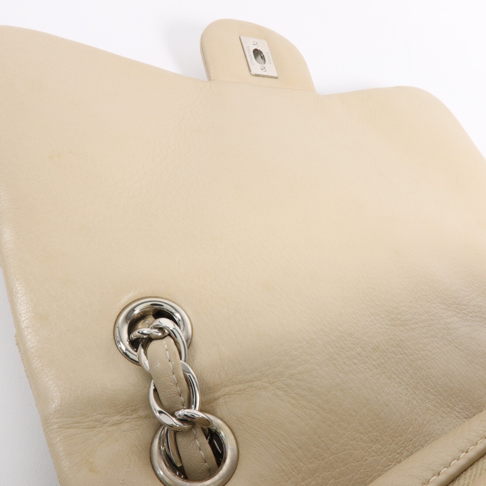 CHANEL 牛皮皮革Chain Shoulder鏈帶肩背袋