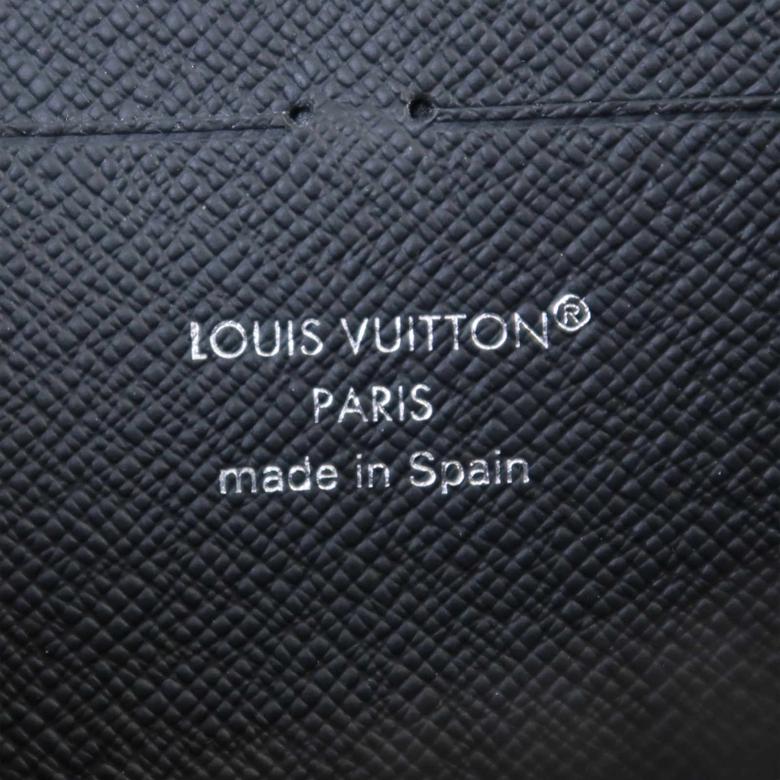 LOUIS VUITTON Monogram Eclipse Zippy Wallet Horizontal銀扣長錢包