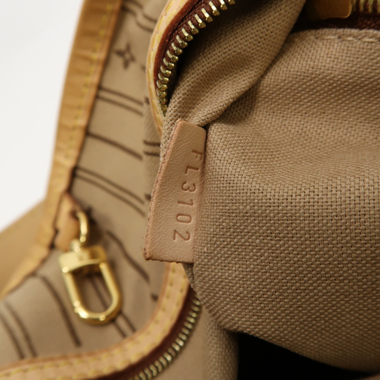 LOUIS VUITTON Monogram Delightful Tote GM金扣肩背袋啡色