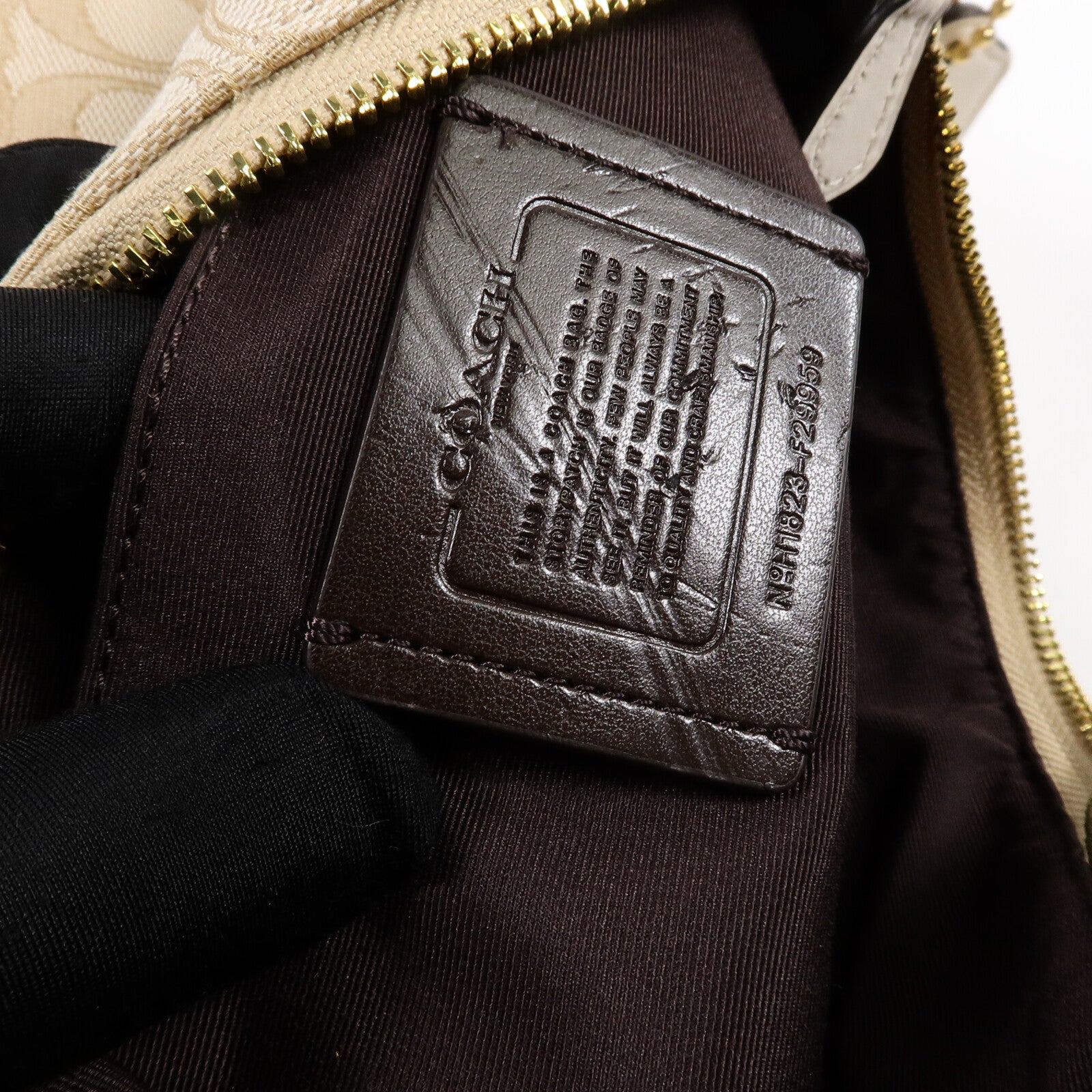 COACH 帆布Shoulder Bag肩背袋