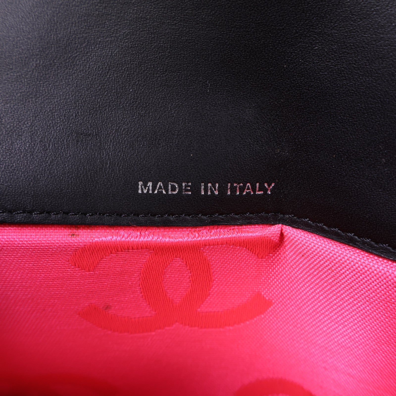 CHANEL 牛皮皮革Cambon Long Wallet銀扣長錢包