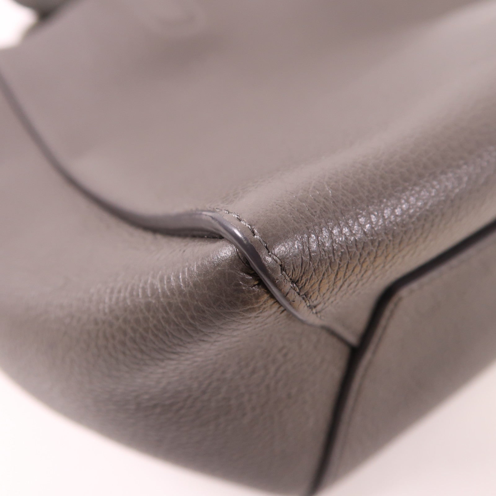 CELINE 牛皮皮革Sangle Bucket Bag金扣肩背袋