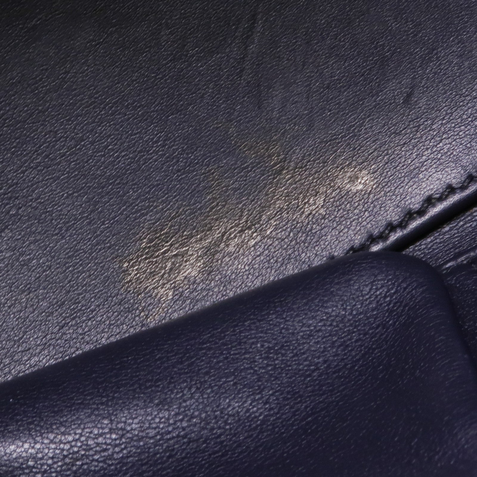 HERMES Swift皮革Tool Box 20金扣手挽肩背兩用袋Bleu Indigo