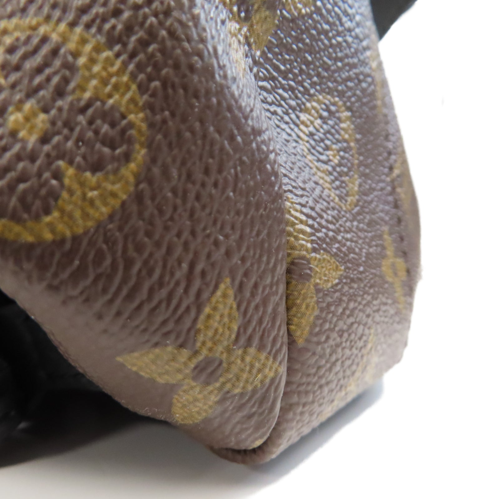 LOUIS VUITTON Monogram Reverse Palm Springs PM金扣背包啡色