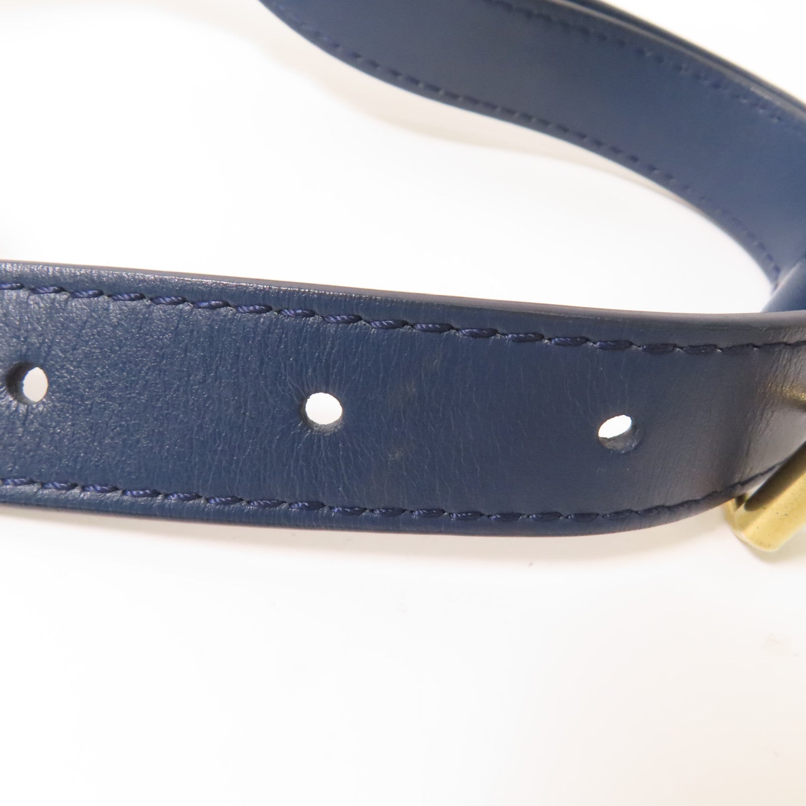 LOUIS VUITTON 【激減優惠】Monogram Denim Bum Bag Outdoor金扣腰包藍色