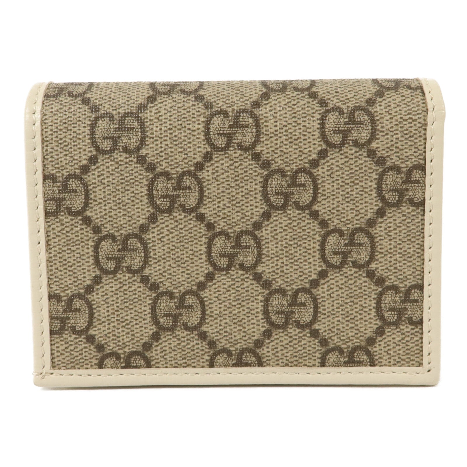 GUCCI 塗層帆布Horsebit 1955 Bifold Wallet錢包