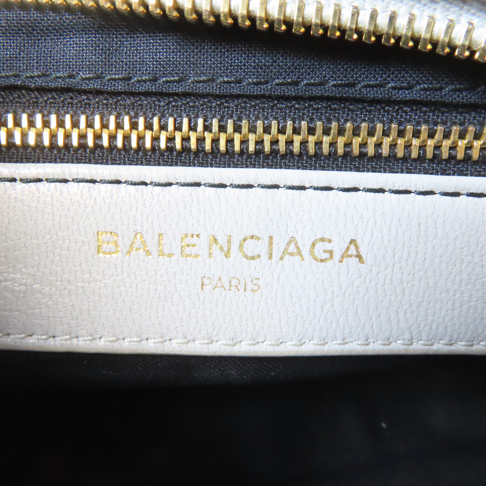 BALENCIAGA 【激減優惠】牛皮皮革City Mini金扣手挽肩背兩用袋灰色