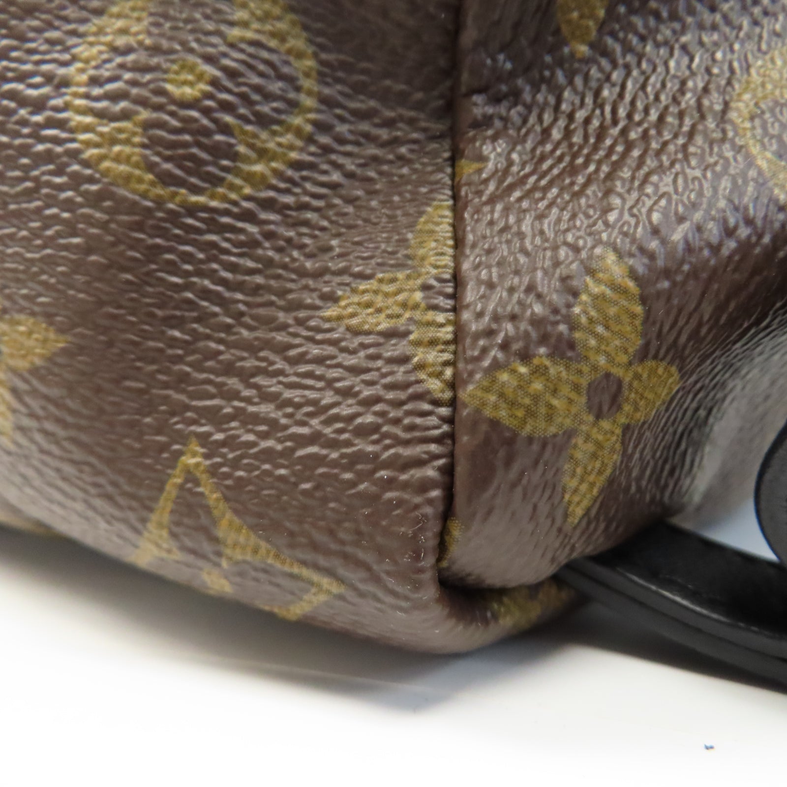 LOUIS VUITTON Monogram Reverse Palm Springs PM金扣背包啡色