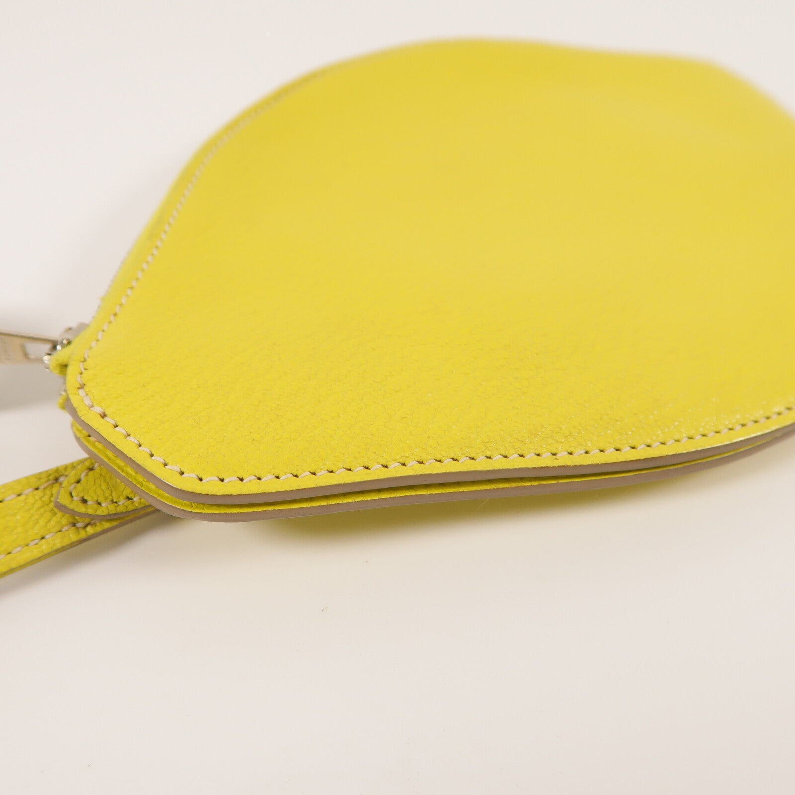 HERMES Chevre皮革Lemon Tutti Frutti Clutch手拿包Lime