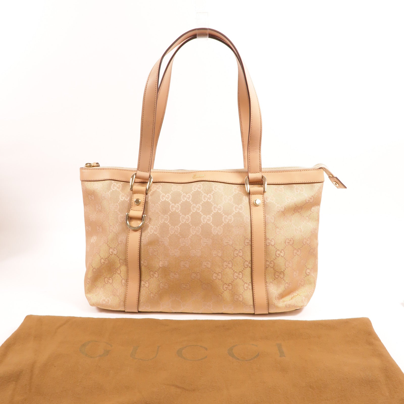 GUCCI 帆布Tote Bag肩背袋
