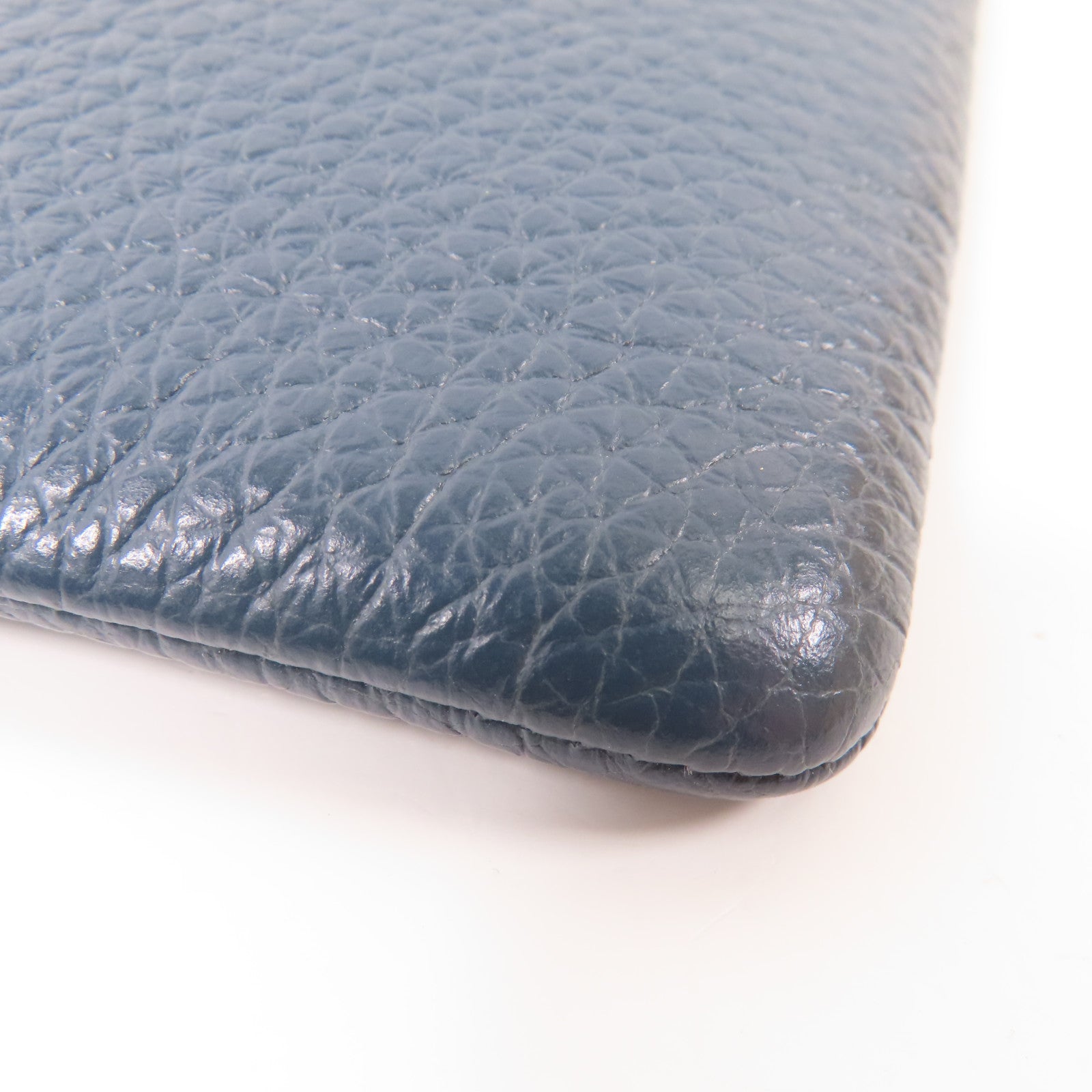 COACH 【激減優惠】牛皮皮革Pouch Wallet銀扣錢包