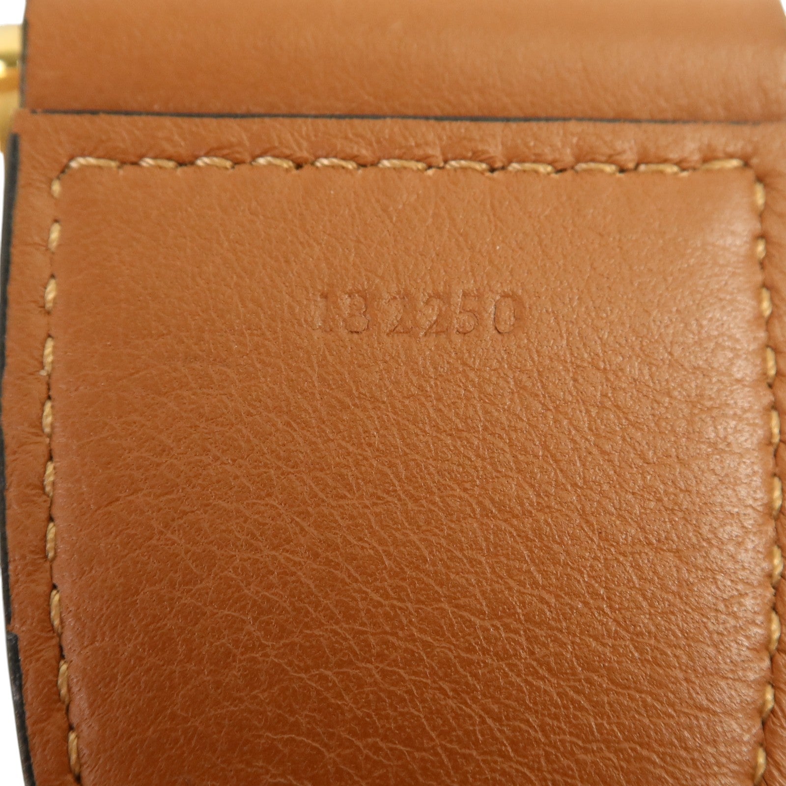 LOEWE 帆布/牛皮皮革Shoulder Strap金扣肩帶