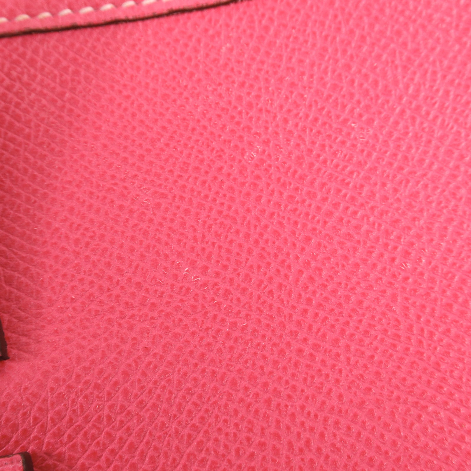 HERMES Epsom皮革Evelyne GM銀扣肩背袋Rose Tyrien