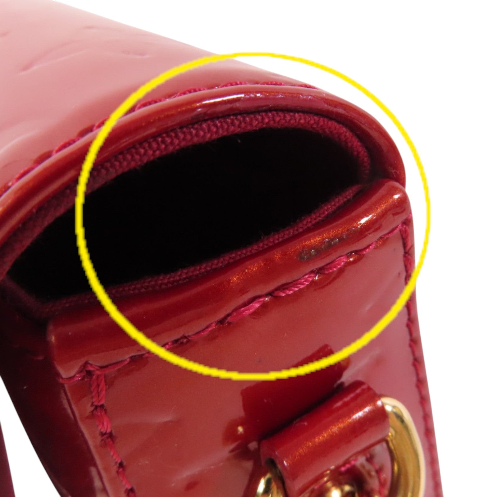 LOUIS VUITTON Monogram Vernis Rodeo Drive金扣肩背袋