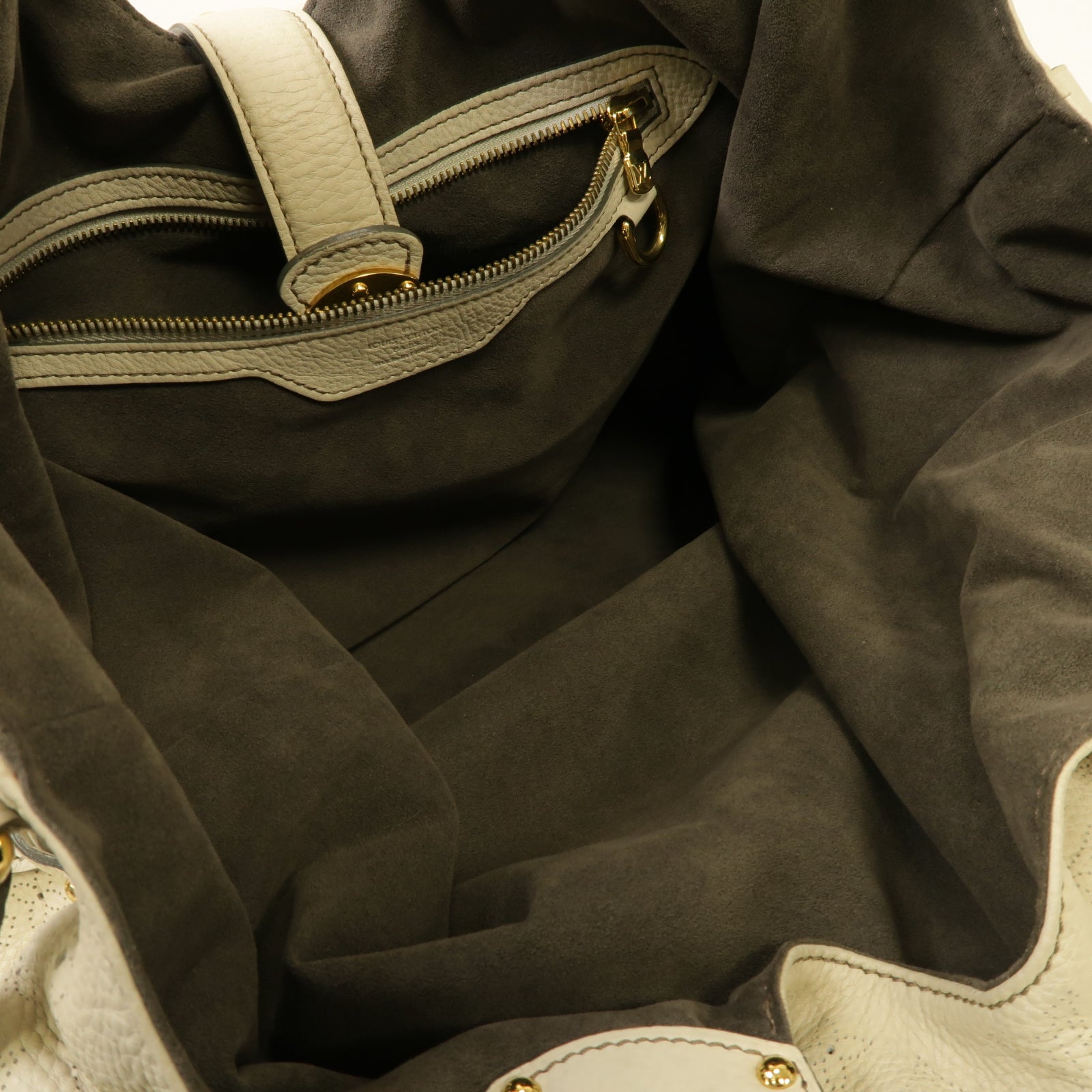 LOUIS VUITTON 【激減優惠】Mahina Shoulder Bag 金扣肩背袋肩背袋米色