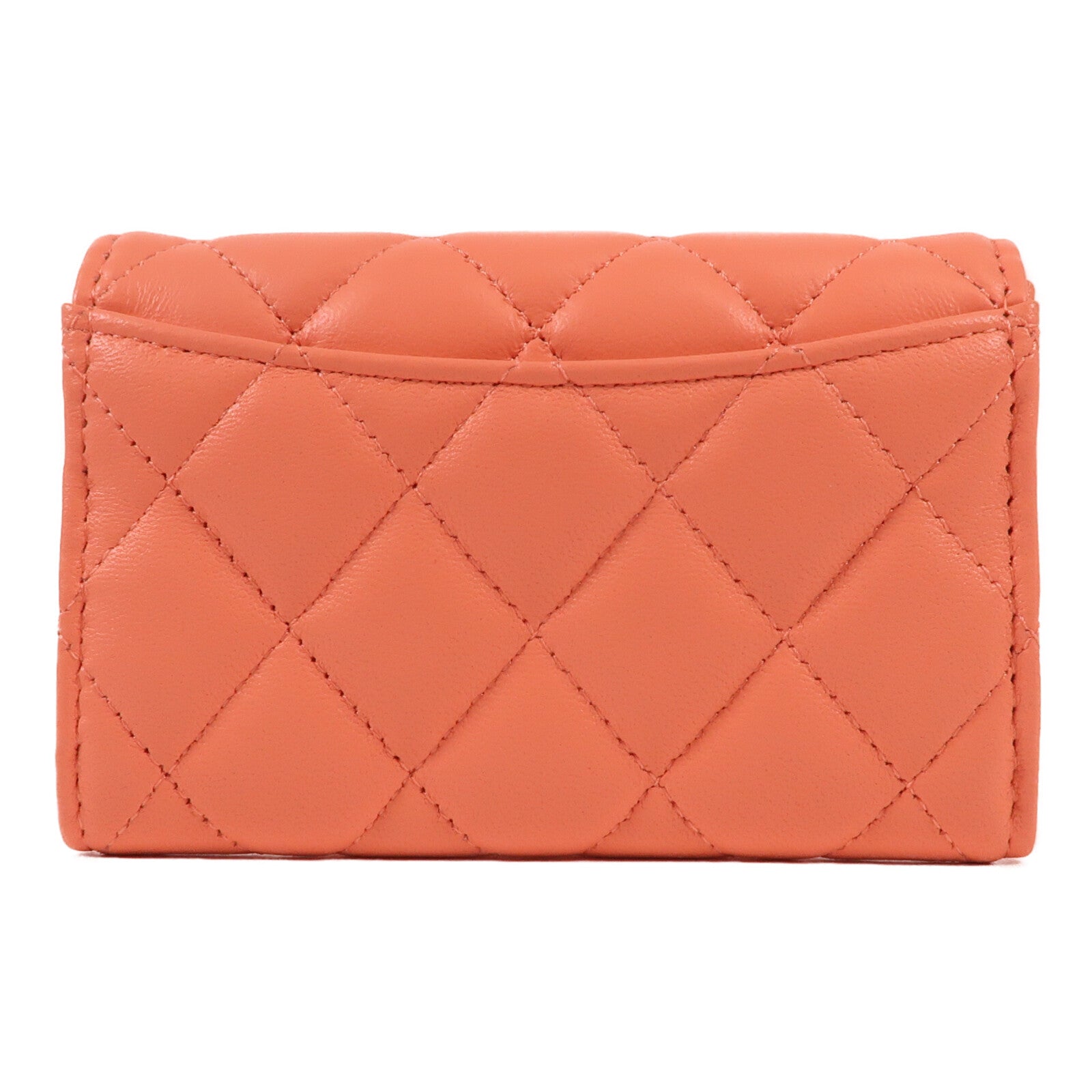 CHANEL 羊皮皮革Card Case金扣卡片套