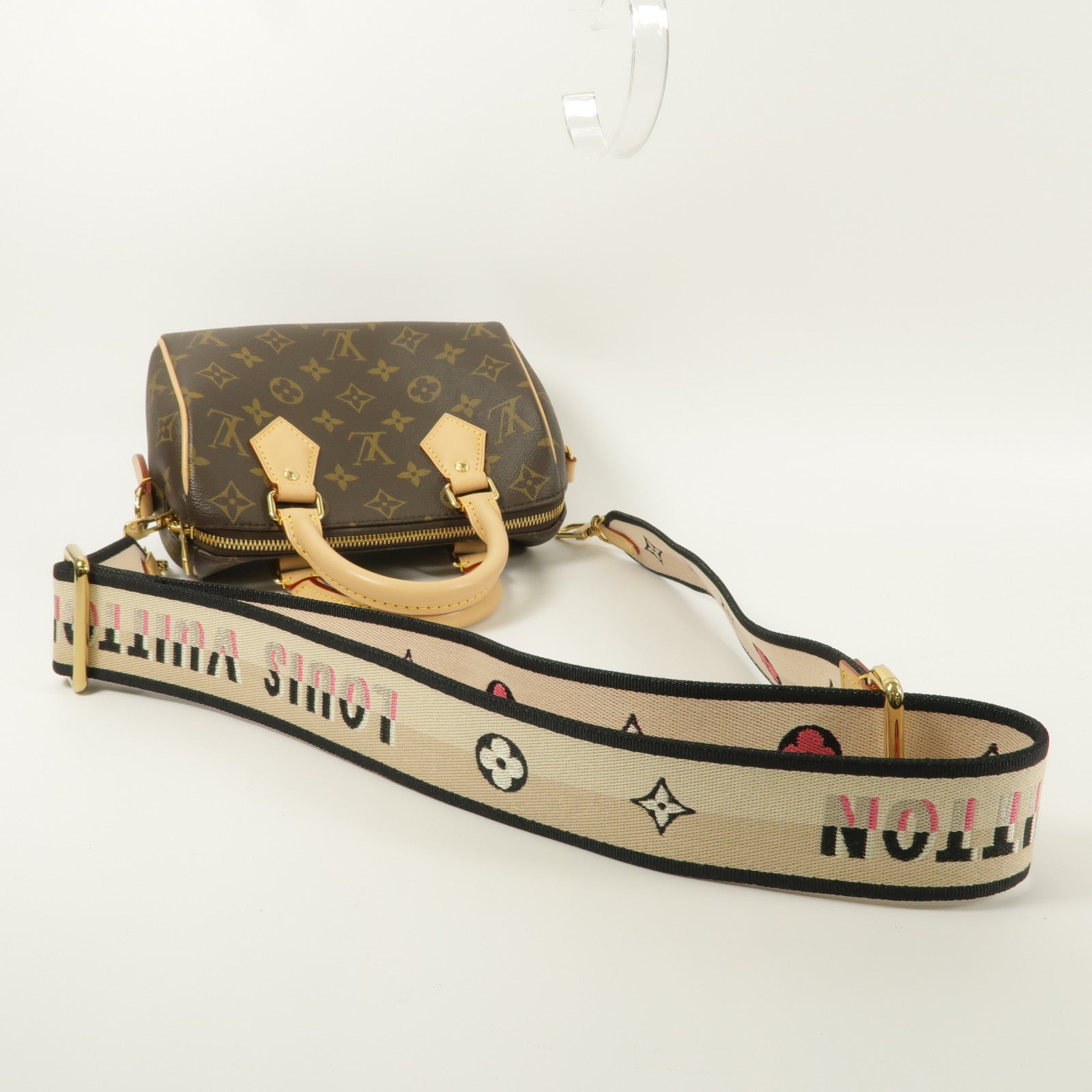 LOUIS VUITTON Monogram Speedy Bandouliere 20手挽肩背兩用袋