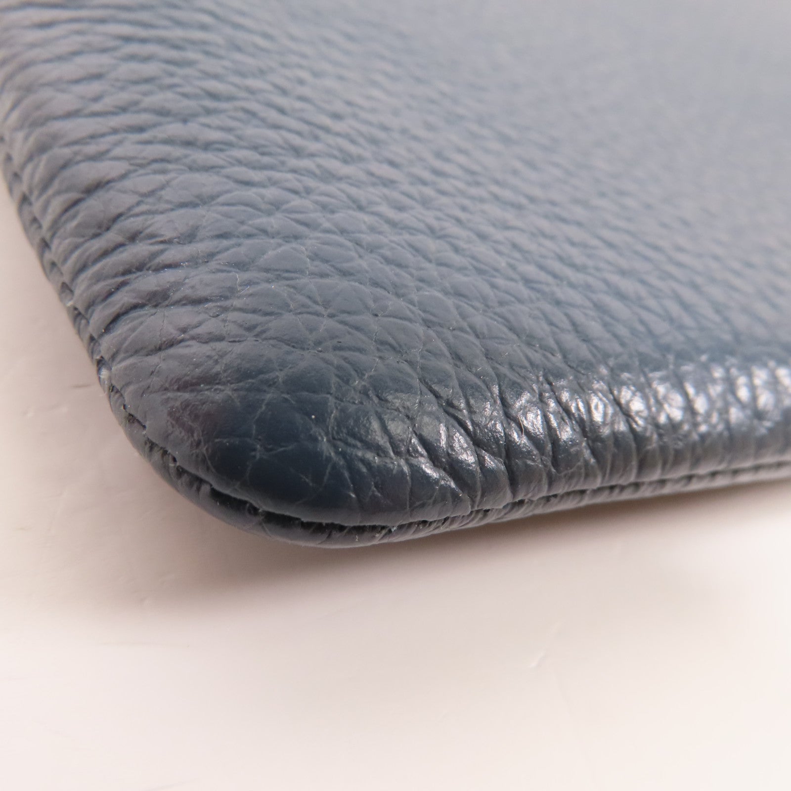 COACH 【激減優惠】牛皮皮革Pouch Wallet銀扣錢包