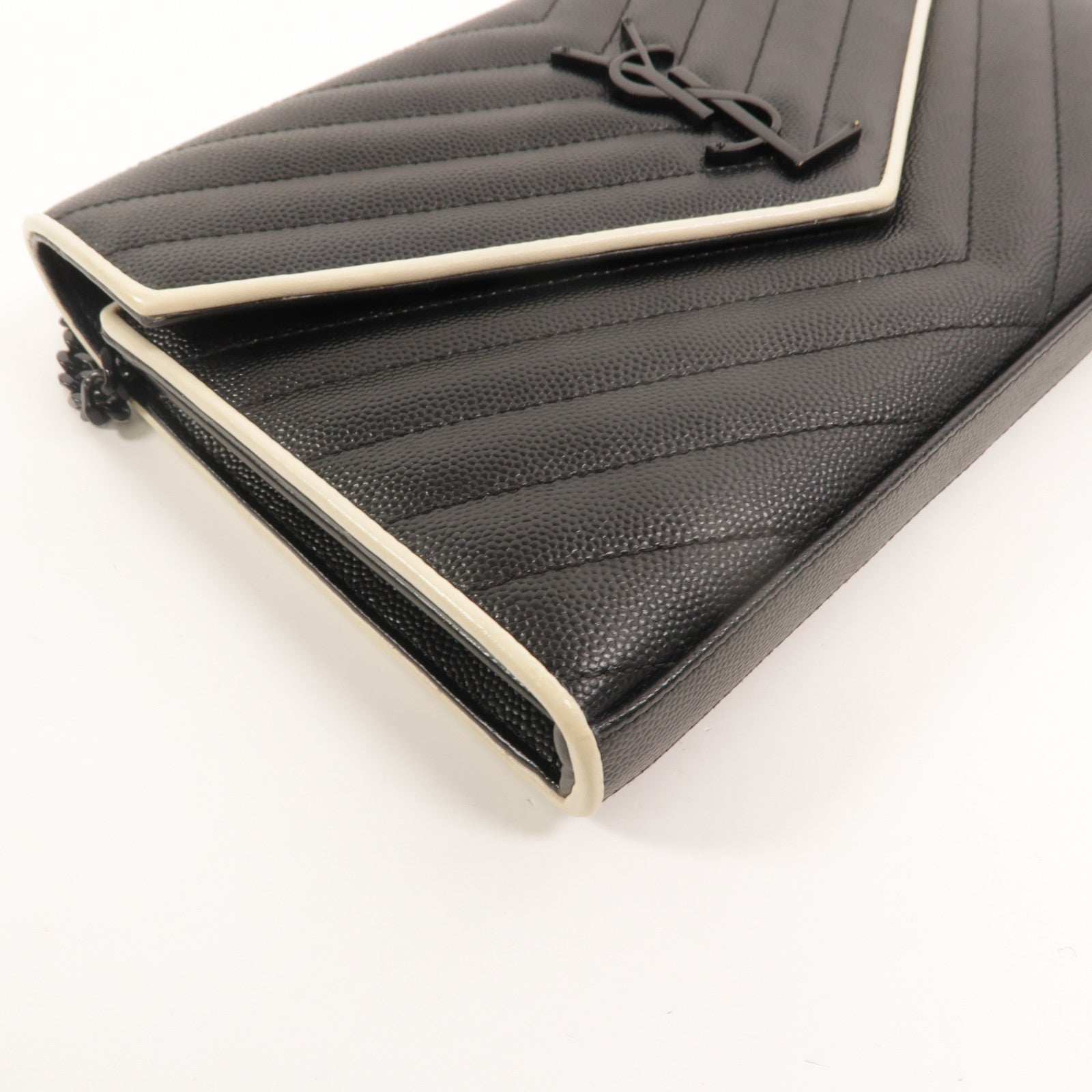 SAINT LAURENT 牛皮皮革Cassandre Chain Wallet肩背袋