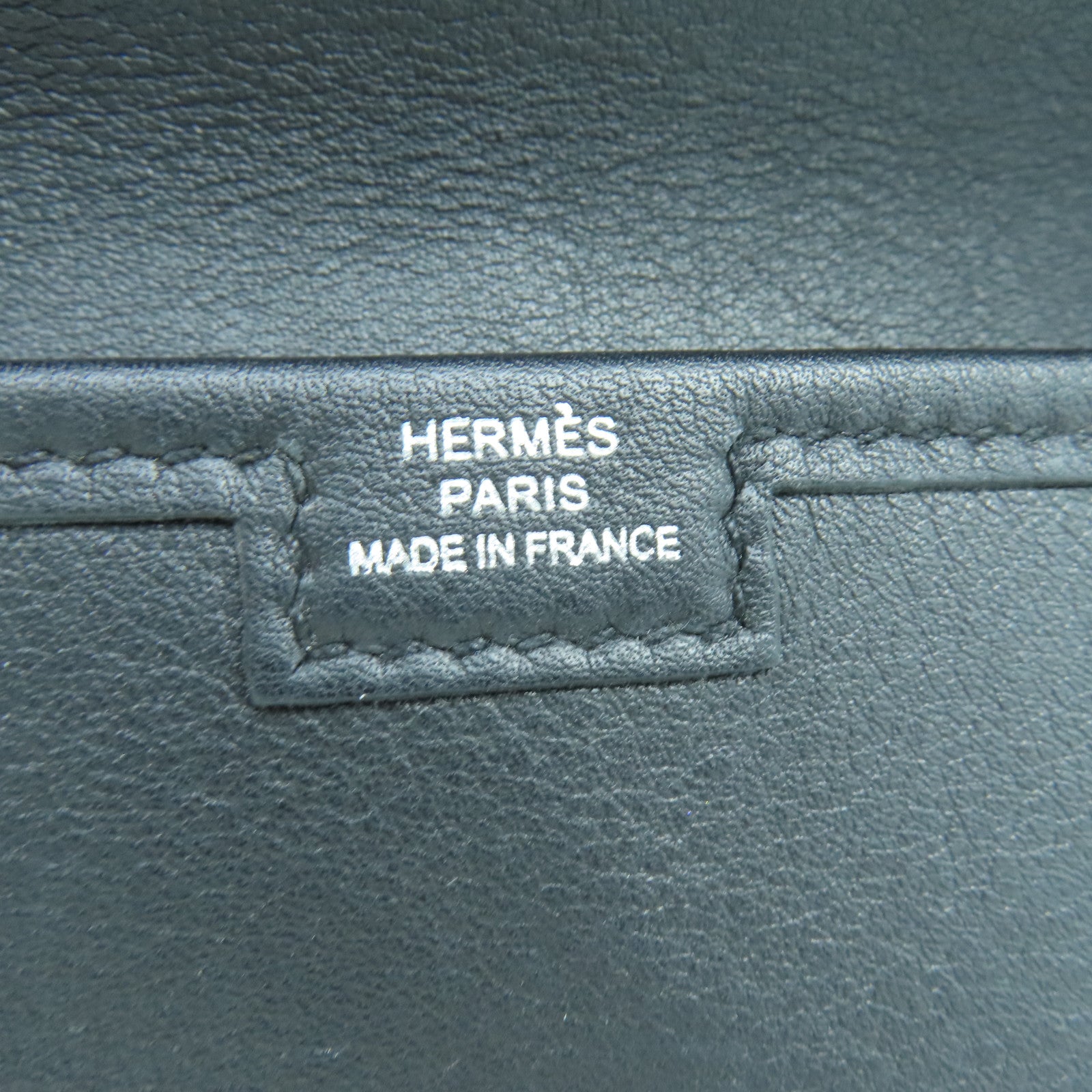HERMES 【清倉大減價】Swift皮革Jige手拿包黑色