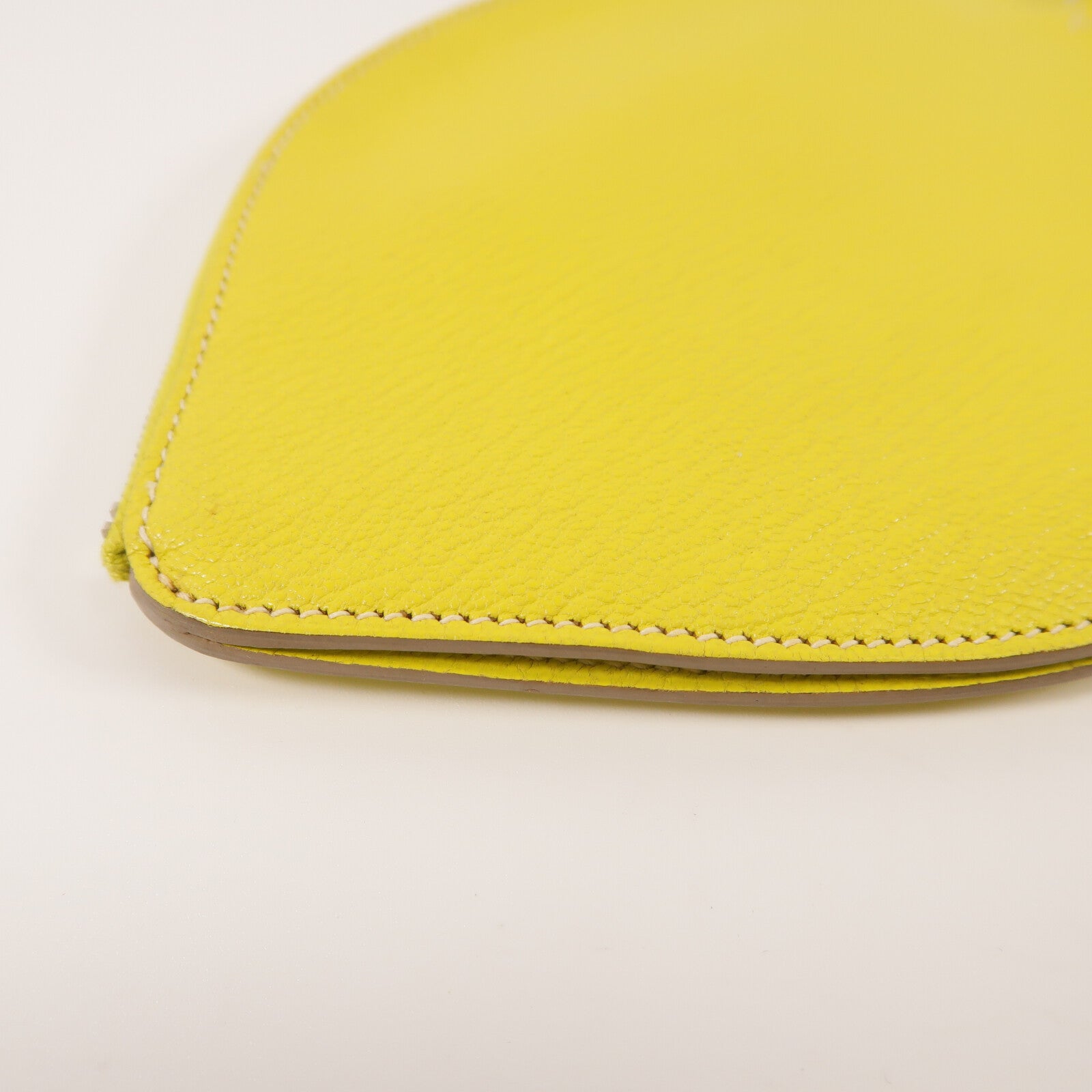 HERMES Chevre皮革Lemon Tutti Frutti Clutch手拿包Lime