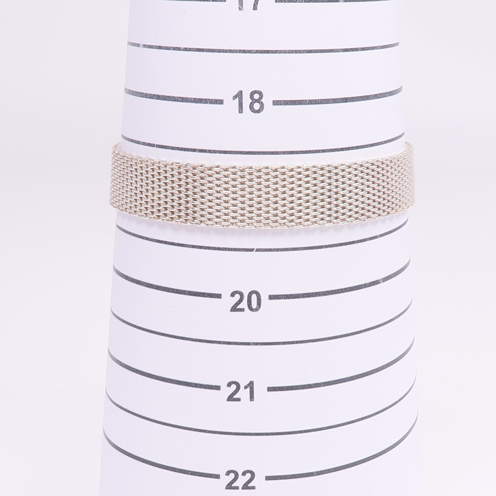 TIFFANY＆CO 925純銀Hearbuckle Mesh Bracelet手鐲