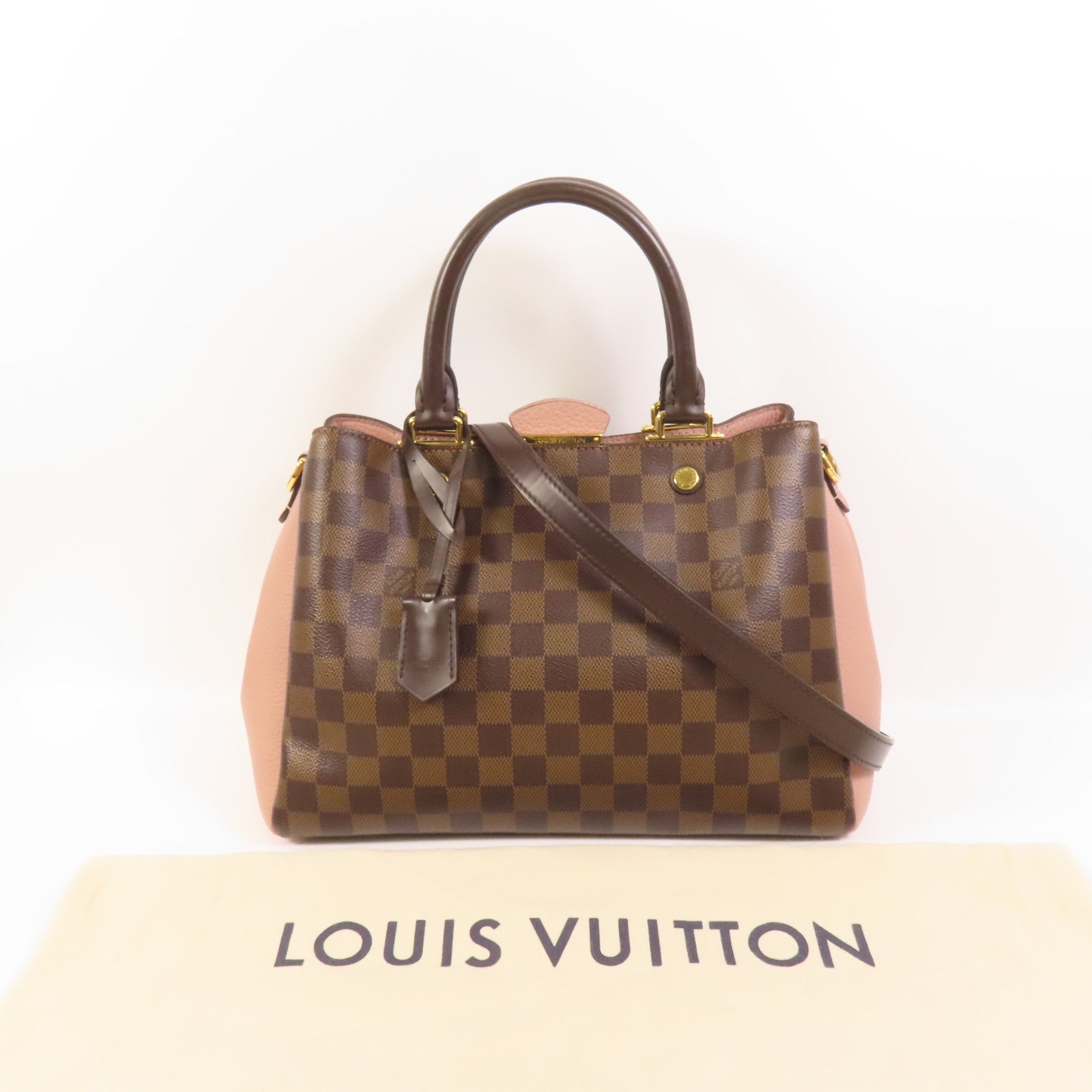 LOUIS VUITTON 【激減優惠】Damier Brittany金扣手挽肩背兩用袋