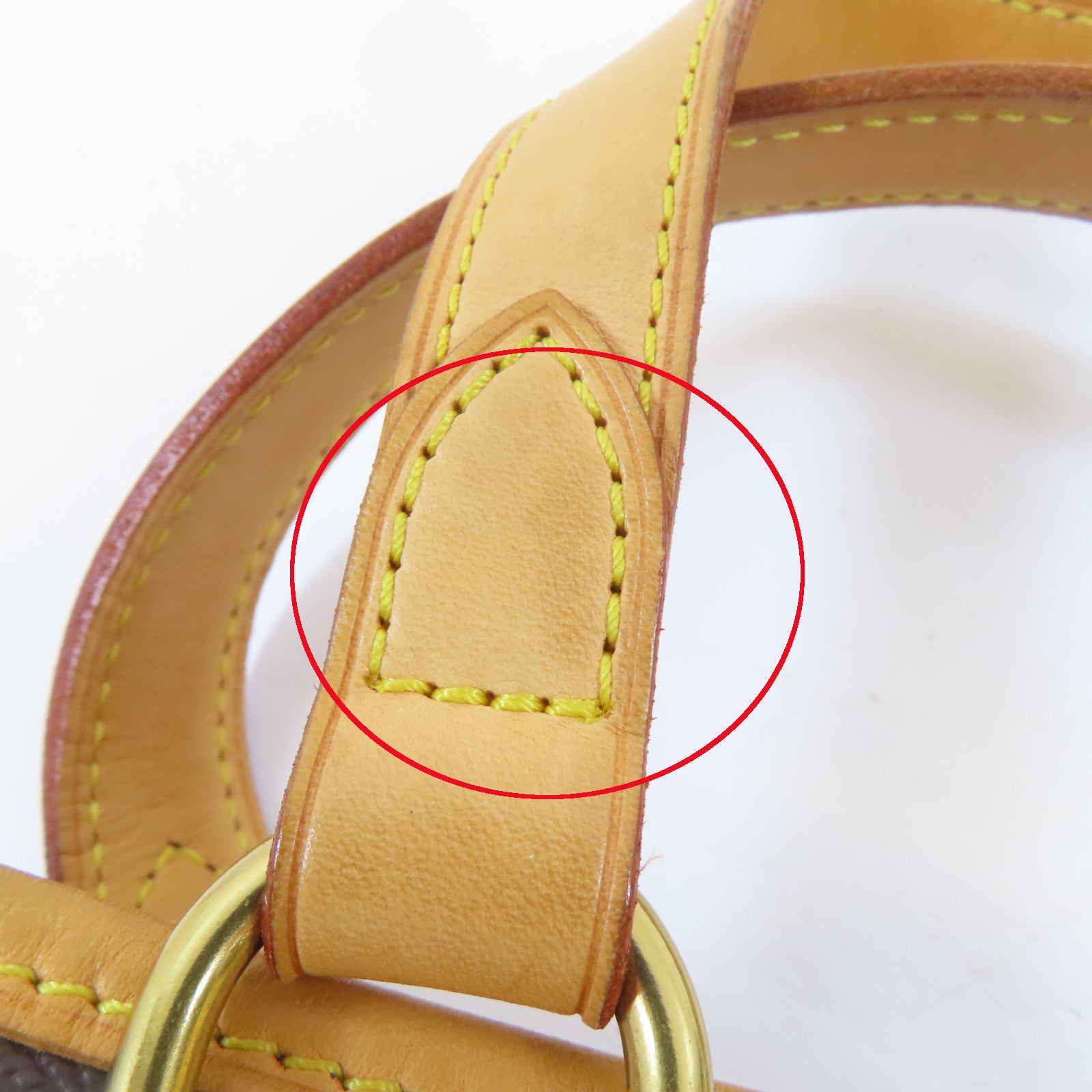 LOUIS VUITTON Monogram Batignolles金扣手挽袋啡色