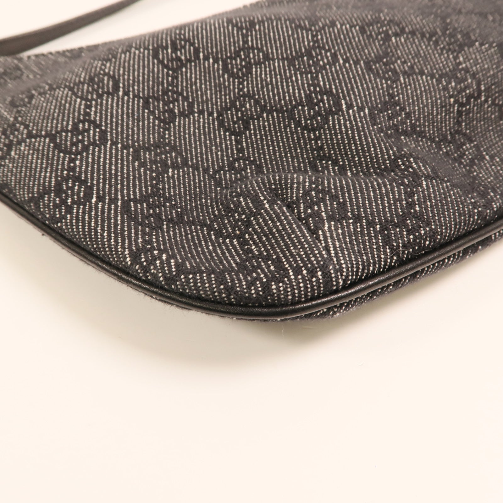 GUCCI 牛仔布Shoulder Bag金扣肩背袋
