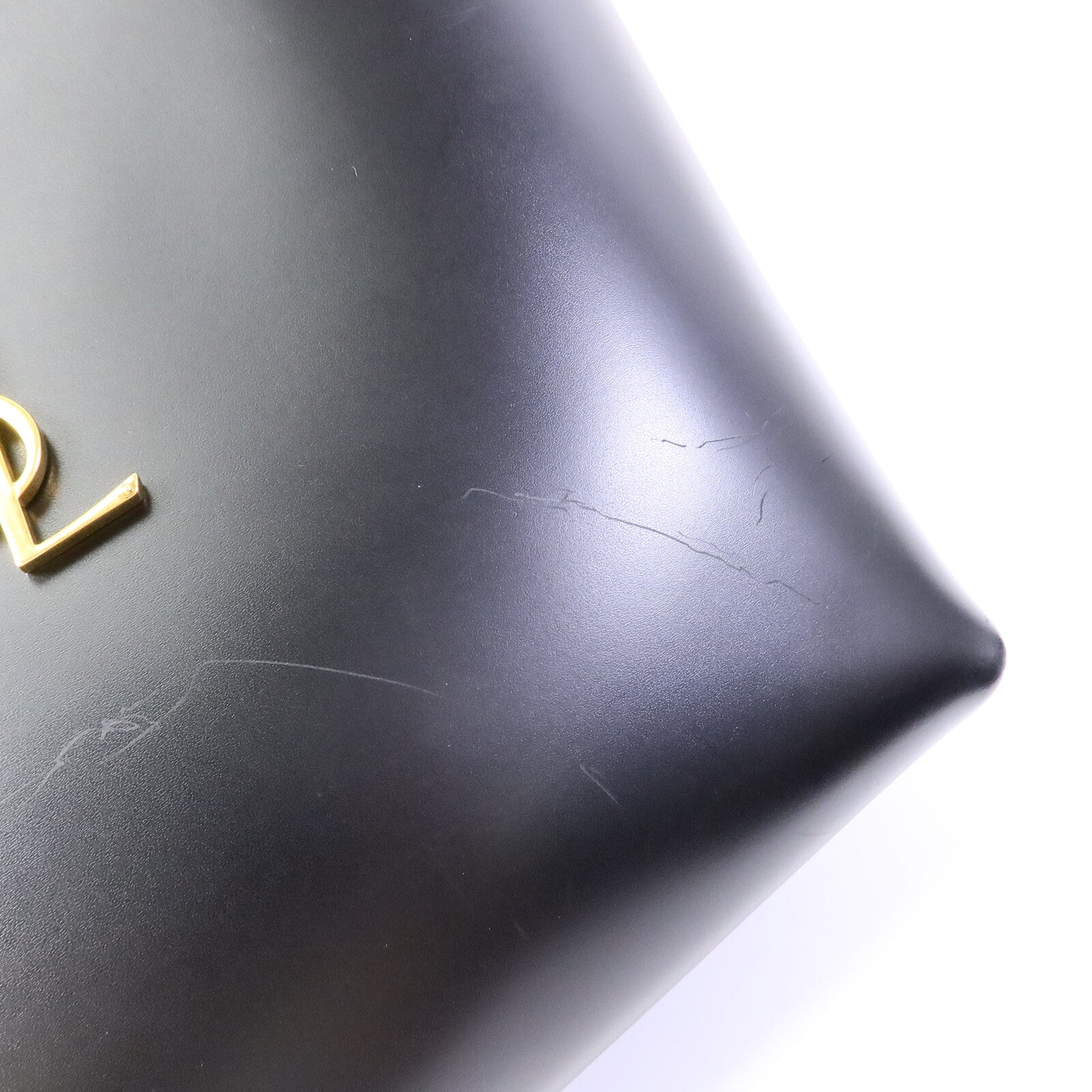 SAINT LAURENT 牛皮皮革Tote Bag手挽袋