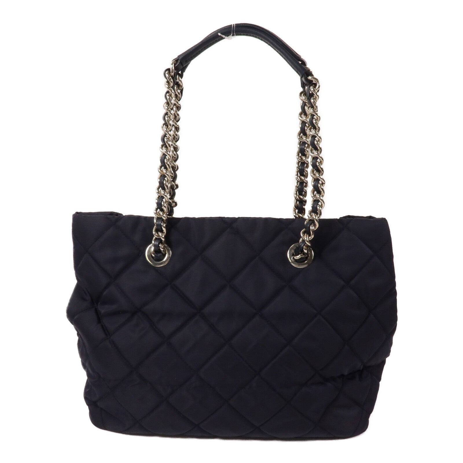 PRADA 尼龍Quilted Chain Shoulder鏈帶手挽肩背兩用袋